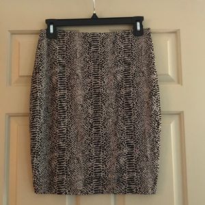 Snakeskin Pencil Skirt!